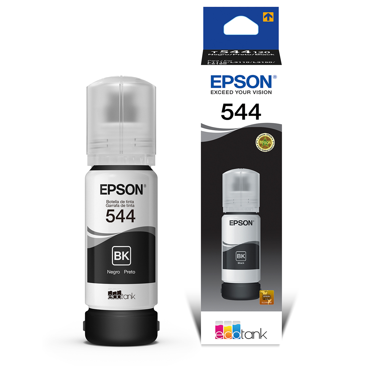 Epson botella tinta negra T544120 - Xtreme Clean